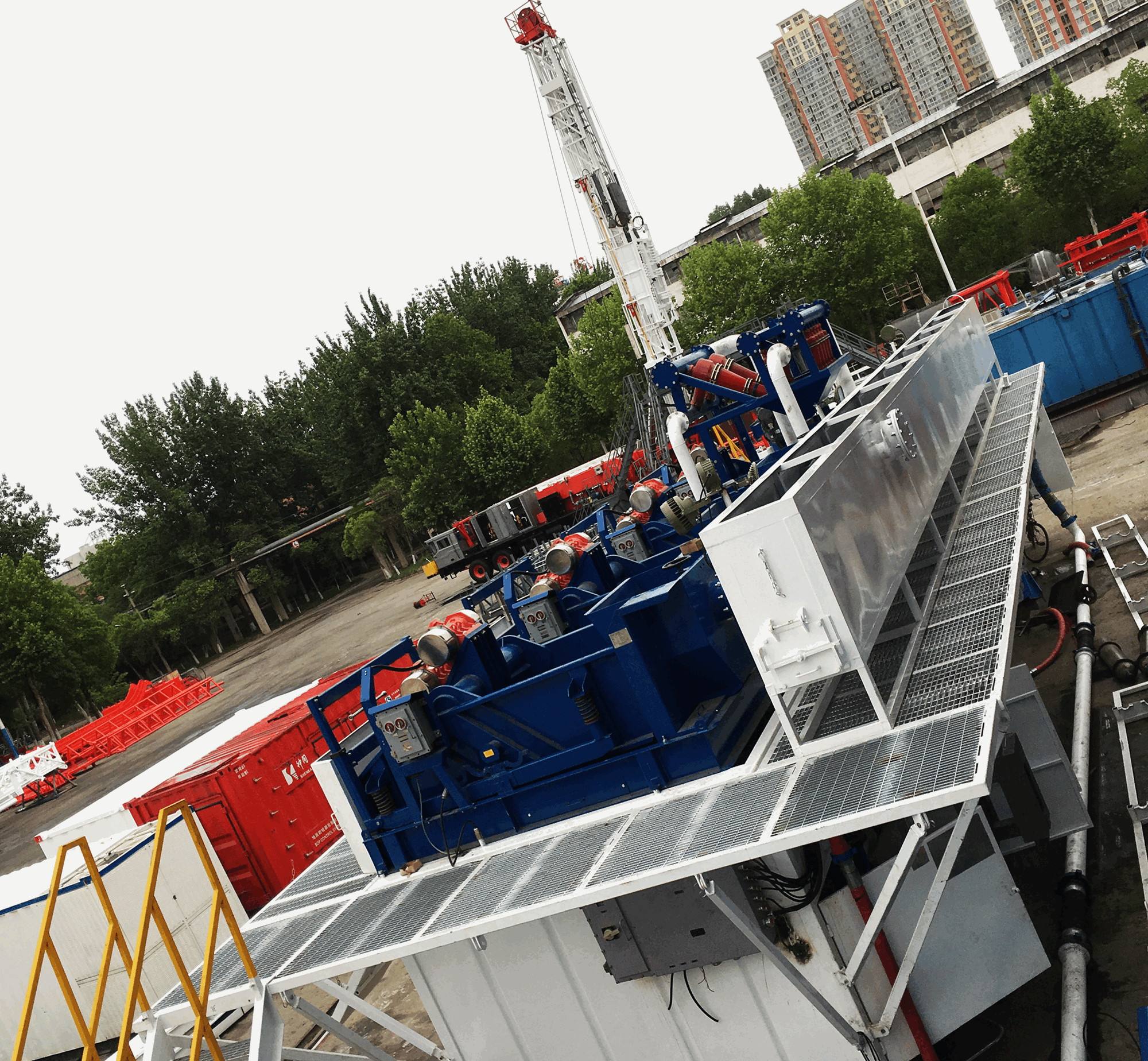 科迅中海油项目海洋钻井人工岛固控系统第一套成功交付