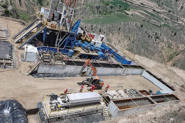 科迅机械水基泥浆处理项目现场