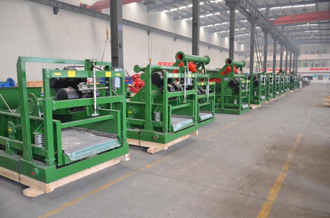 KOSUN 振动筛(shale shaker,Буровые вибросита)和泥浆清洁器生产完毕